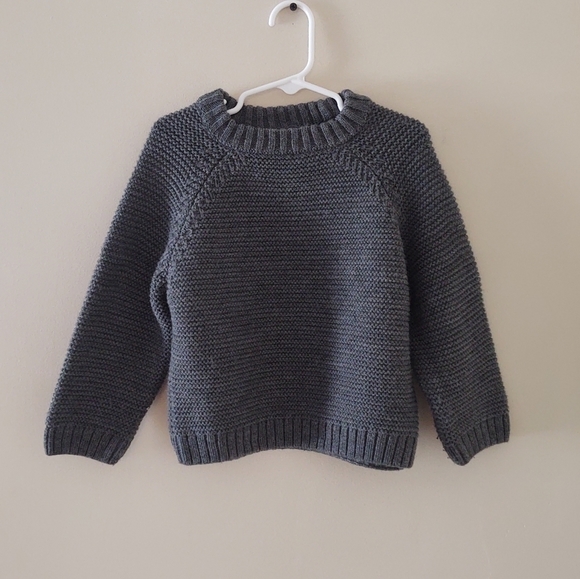 Zara Other - Zara | Ribbed Knit Charcoal Sweater